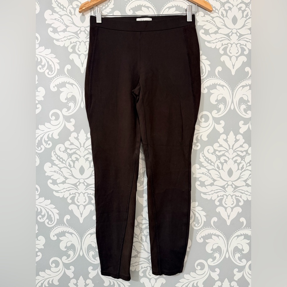 4/$25 • Reitmans Brown Pull On‎ Elastic Waist Ankle Pants